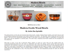 Tablet Screenshot of maderabowls.com